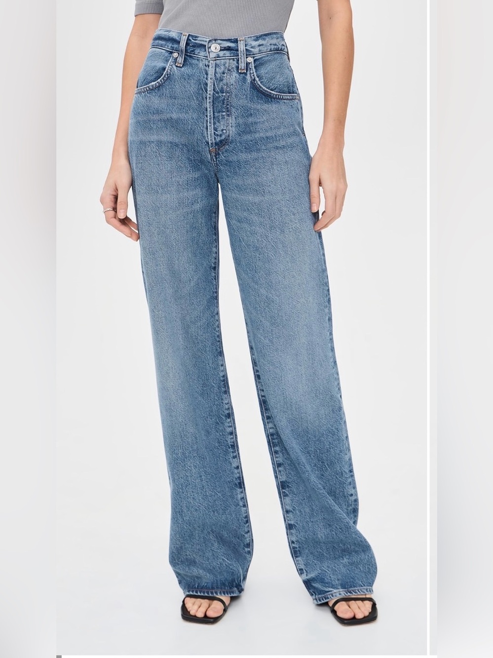 Like New citizens of humanity, premium vintage  Annna Wide Leg HighJeans S 29